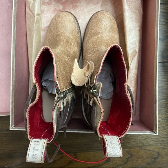 BedStu Cobbler Series Blaire Rustic Genuine Leather Boots New NWT NWB - Bed Stu - Picture 4 of 6